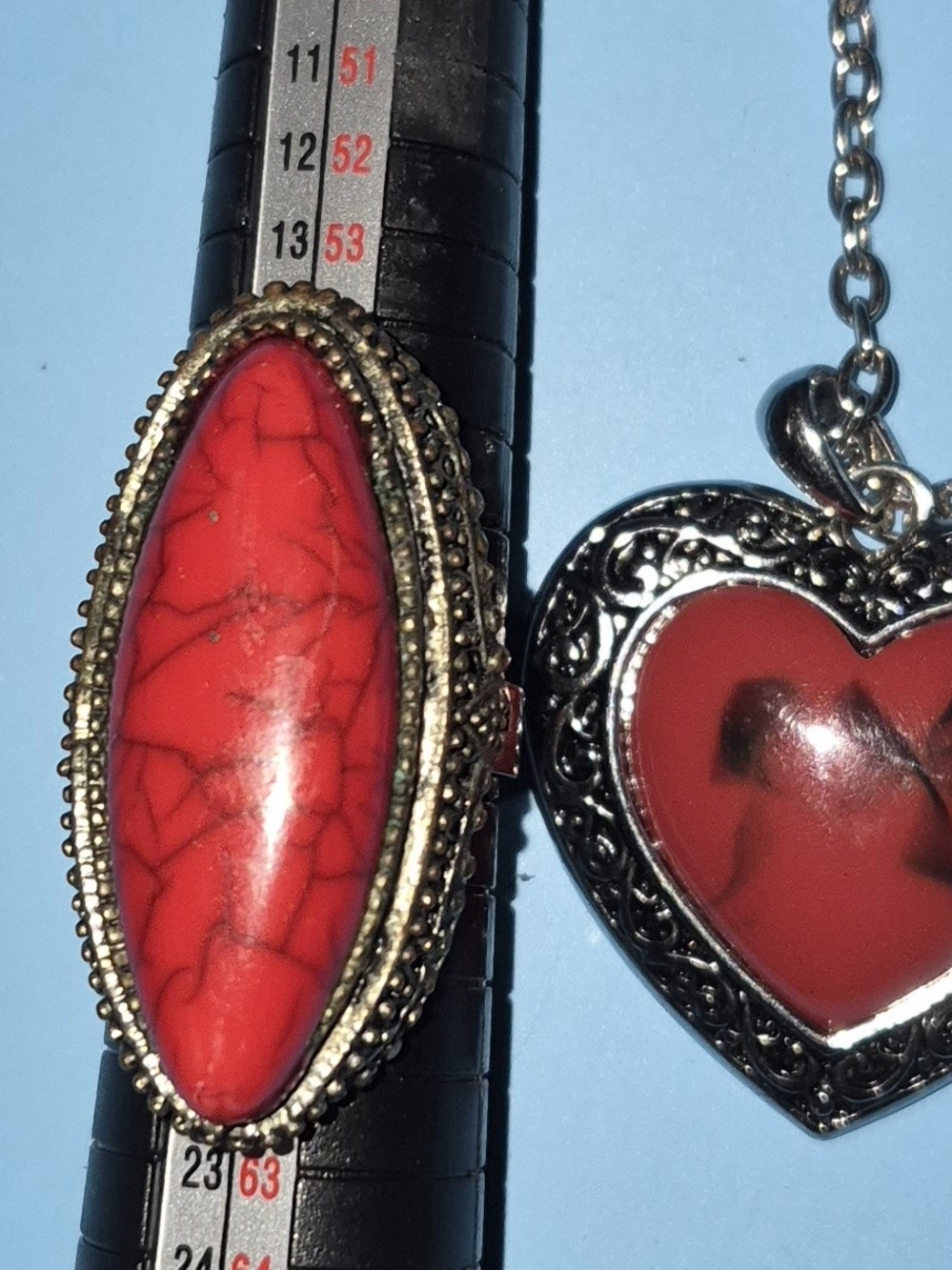 Heart Ring And Pendant Set - Picture 6 of 9